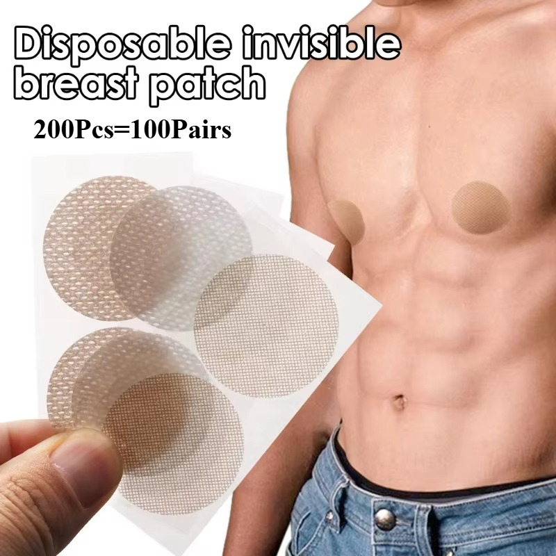 Nipple Cover Pasties - 200 stks Onzichtbare Mannen Tepel Cover