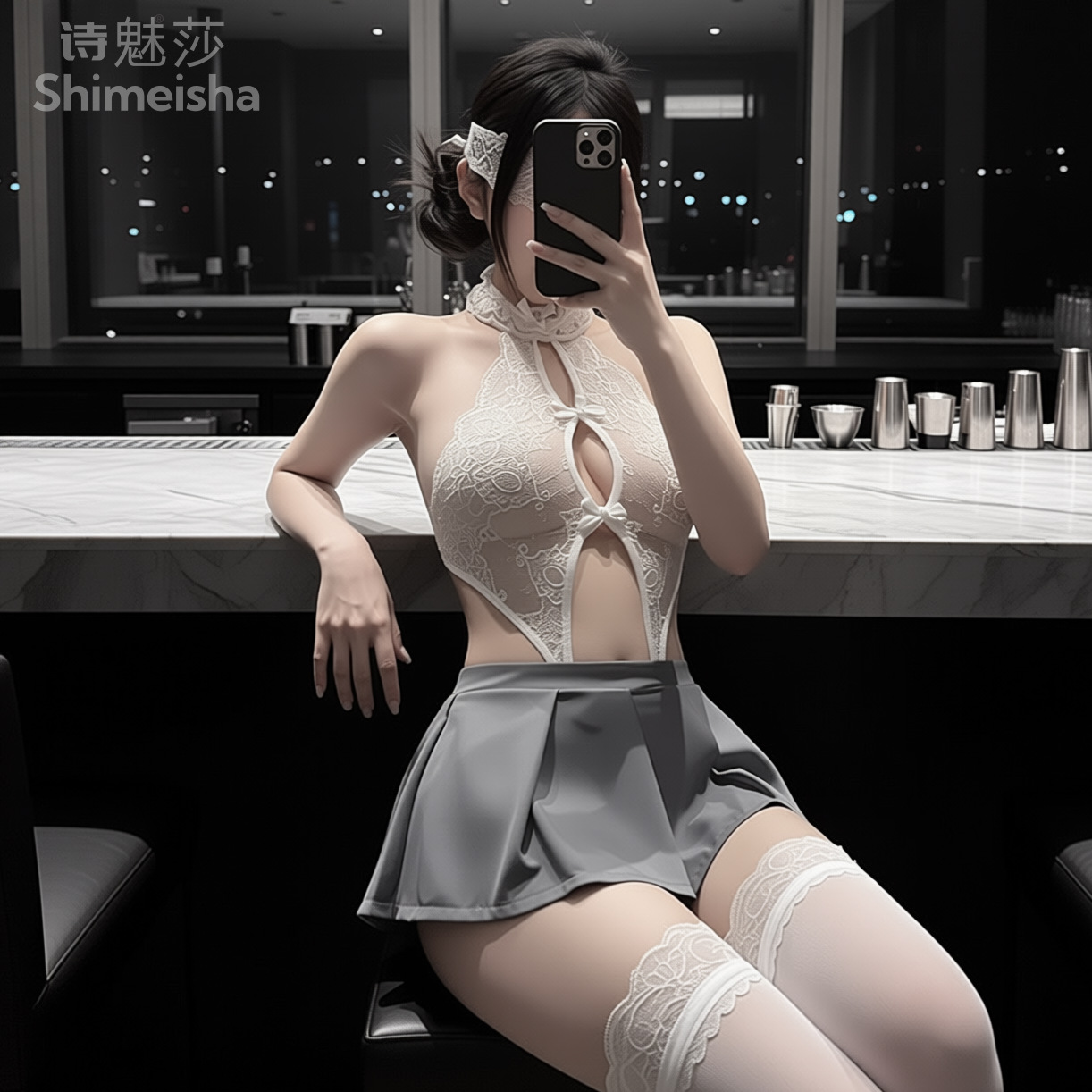 Jimiko Witte kanten halter bod - Lace Teddy Lingerie recensie en prijs