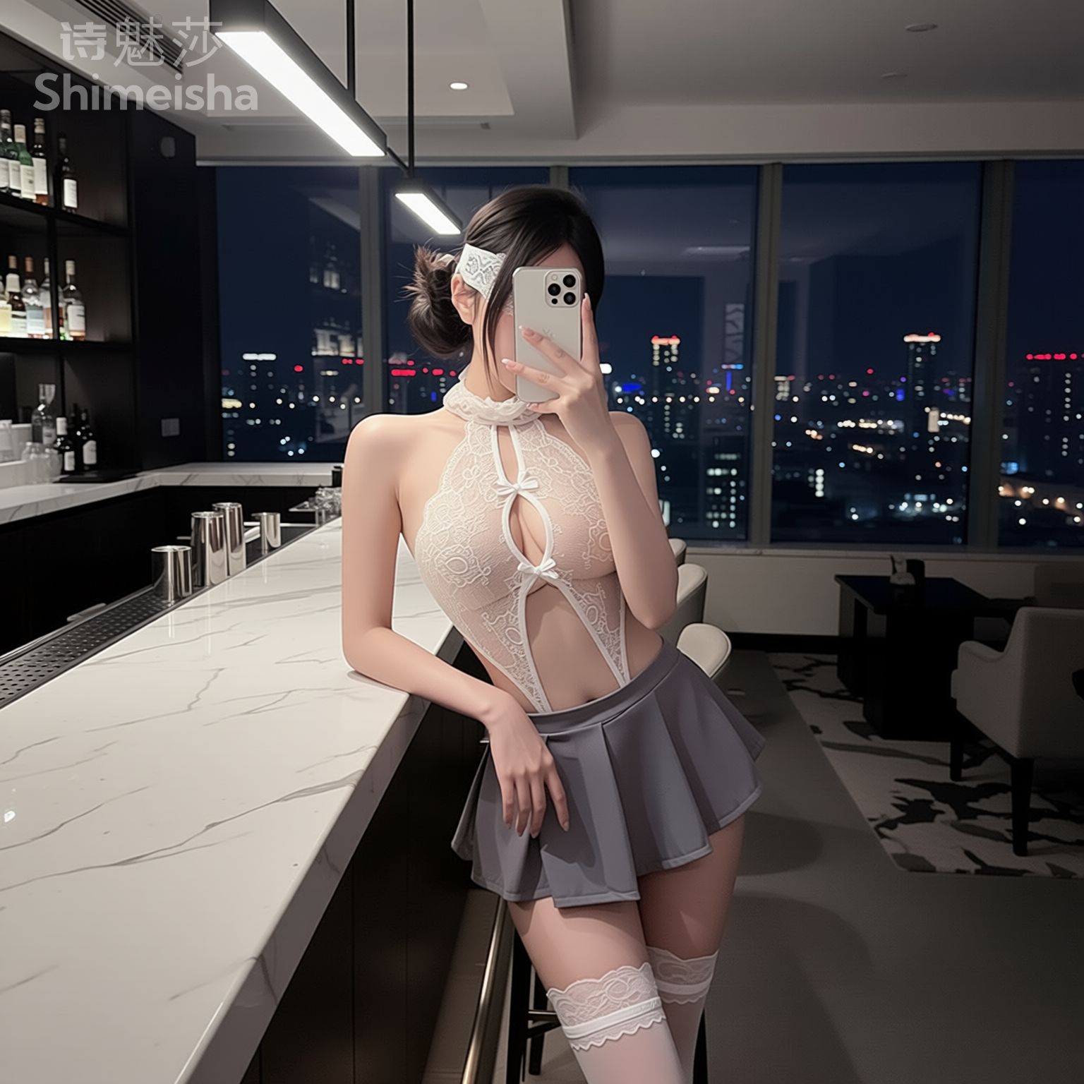 Jimiko Witte kanten halter bod - Lace Teddy Lingerie recensie en prijs
