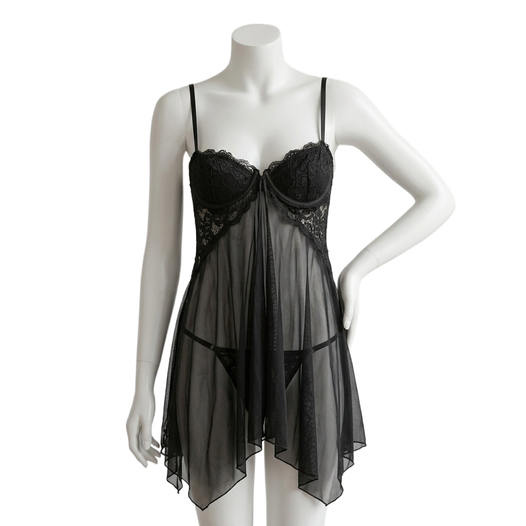 Dameskant babydoll lingerie, d - Babydoll Chemise Night recensie en prijs